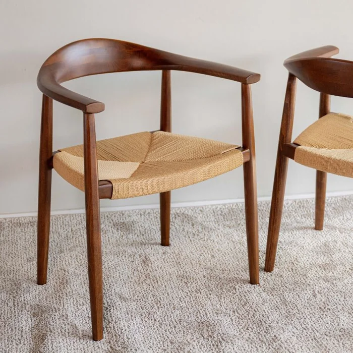 Silla Fabiola / Madera y Fibra en Marrón - Sillas, Uruguay | Fábrica Italiana, vista 4