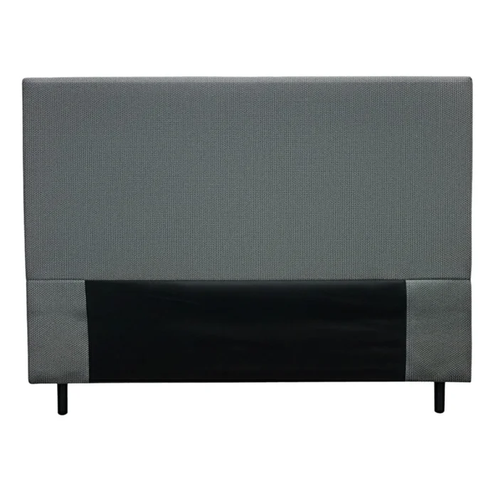 Respaldo de Cama para Dormitorio Premium 2 Plazas / Queen en Tela Chenille Gris en Gris - Respaldos de cama, Uruguay | Mulata, vista 3