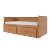 Cama Somnus 1 Plaza / auxiliar - Funcional - Marrón - Dormitorio, Uruguay | Ecowood, vista 1 de 5