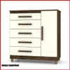 Comoda cajonera con puerta – Line 20016 en Multicolor - Cómodas, Uruguay | Punto Unión, vista 1 de 3