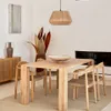 Mesa Deyanira de chapa de roble y patas de madera maciza de roble 160 x 90 cm en Madera natural - Mesas de comedor, Uruguay | Kavehome, vista 2 de 7