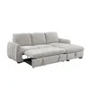 Rinconera Cama Thesi (C/Baúl) - Tela Microfibra - Chaise derecho - City 451 (Gris) en Gris - Sillones y sofás, Uruguay | NYR, vista 3 de 4