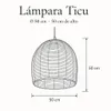 Lámpara Ticu - Lámparas colgantes, Uruguay | Casakos, vista 6 de 6