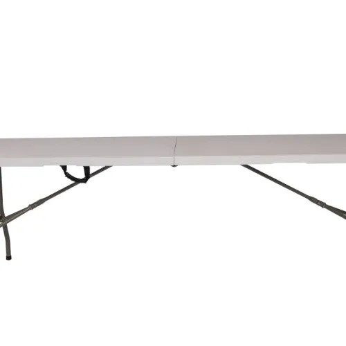 MESA PLEGABLE POLIPROPILENO 240 CM en Blanco - Muebles para el exterior, Uruguay | Alfa Ventas