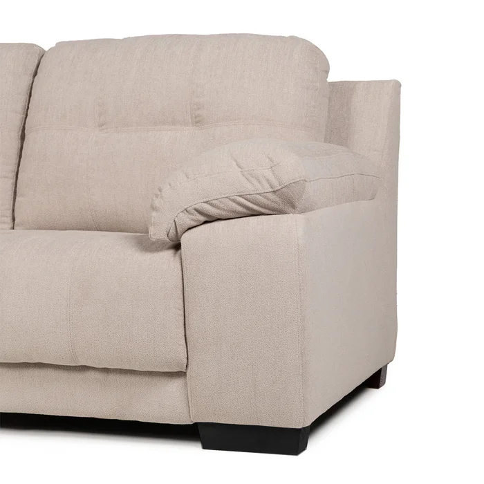 Sofá Renzo - Tela Aquaclean - 2,5 cuerpos - A fabricar en Gris - Sillones y sofás, Uruguay | Nyr, vista 4