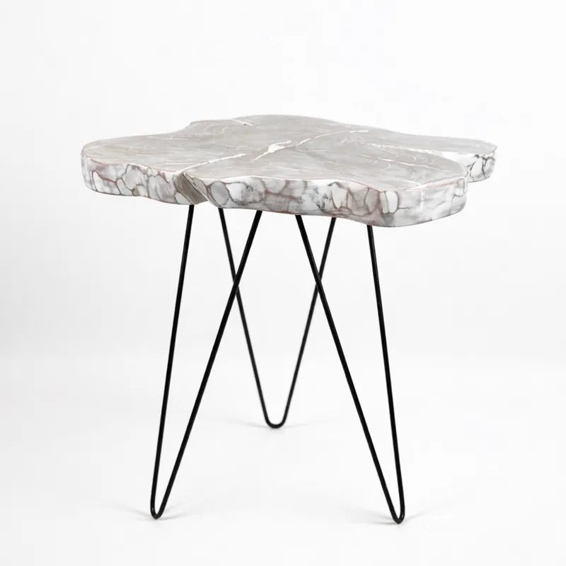 Mesa Lateral Liberté White Wash - Color Unico en Multicolor - Sillones y sofás, Uruguay | Indian