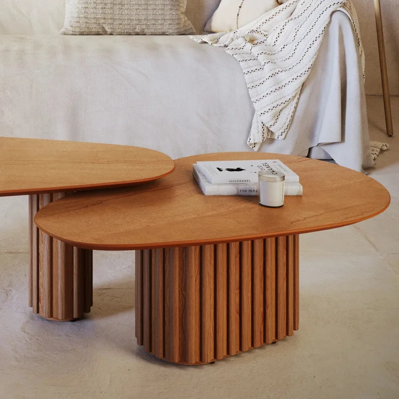 Mesa de ratona Organic small - Linea Manhattan en Madera natural - Mesas de living, Uruguay | Balton, vista 3