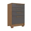 Comoda 4 Cajones Alta Con Patas 100% Mdp - Cómodas, Uruguay | Muebles Express, vista 1 de 4