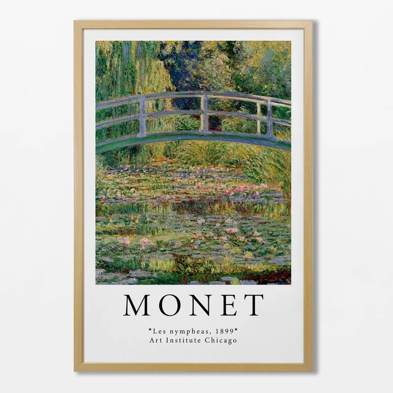 Monet - Les nympheas en Multicolor - Láminas, Uruguay | La Cuadrería