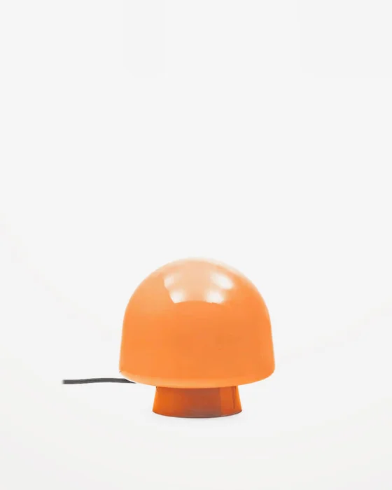 Lámpara de mesa Reig de cristal - naranja en Naranja - Lámparas de mesa, Uruguay | Kavehome