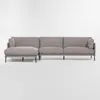 Sofá con chaise COSTA GRIS IZQUIERDO - Sillones y sofás, Uruguay | Viasono, vista 2 de 5