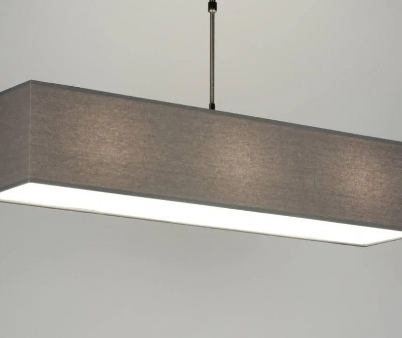 Colgante rectangular GRIS en Gris - Lámparas colgantes, Uruguay | La Perla