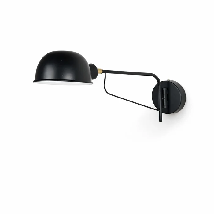Luminaria de Pared Hudson en Negro - Lámparas colgantes, Uruguay | Samic