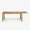 Mesa extensible Isbel 180 (260) x 90 cm madera maciza de roble en Madera natural - Mesas de comedor, Uruguay | Kavehome, vista 9 de 10