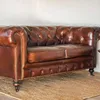 SILLON CHESTERFIELD CUERO ITALIANO - 2 CUERPOS - Sillones y sofás, Uruguay | La Iberica, vista 1 de 16