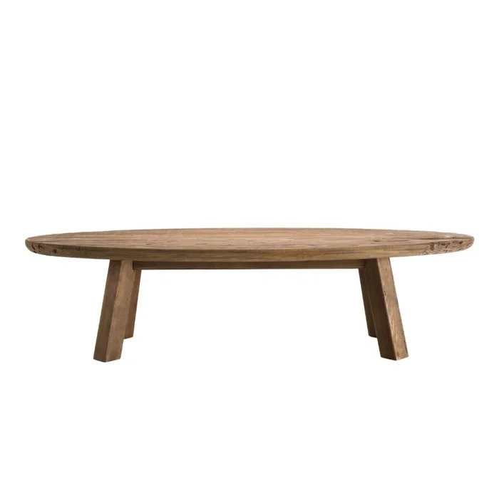 Mesa de living ovalada Linea Rimini en Marrón - Mesas de living, Uruguay | La Cueva Muebles, vista 2