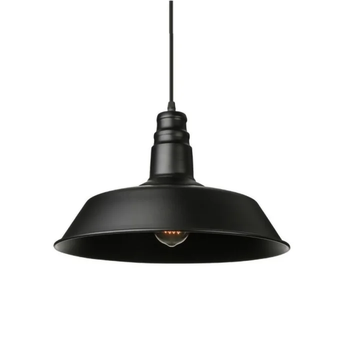 Lámpara Colgante Vintage Bell ø 26cm en Negro - Lámparas colgantes, Uruguay | Serlux