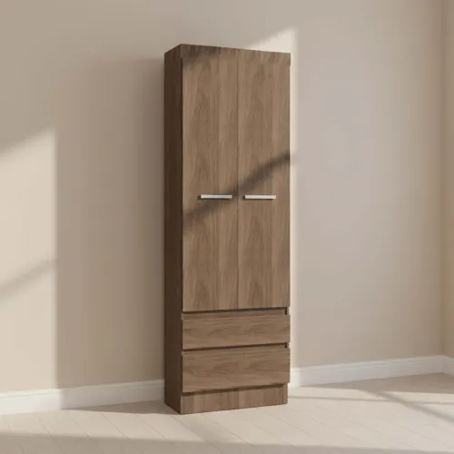 Placard Ropero 2 Puertas Mdp Marron 0200r Viena en MALBEC - Roperos y placares, Uruguay | Divino