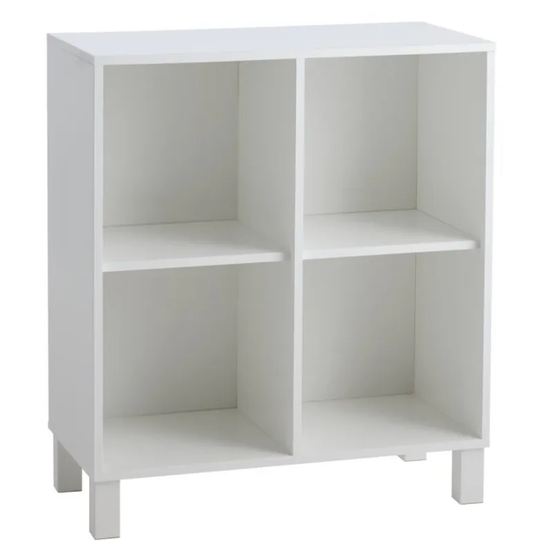 Armario SKALS 4 compartimentos blanco en Blanco - Bibliotecas, Uruguay | JYSK