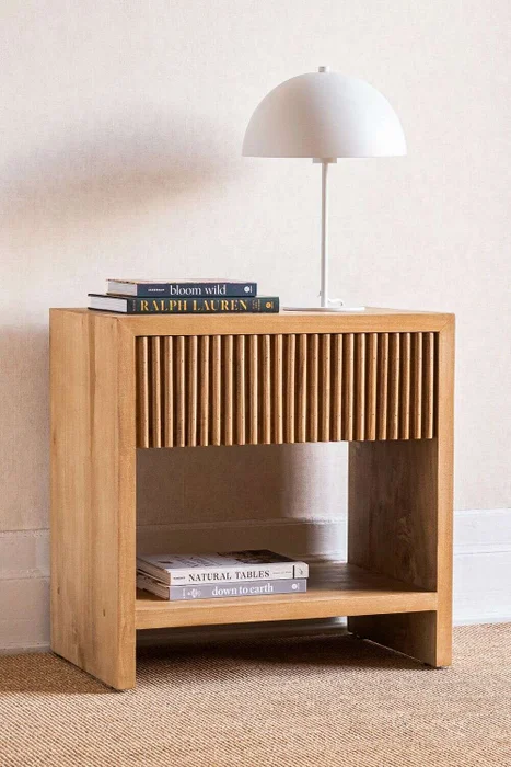 MESA DE LUZ STUDIO - NATURAL en Madera natural - Mesas de luz, Uruguay | La Iberica