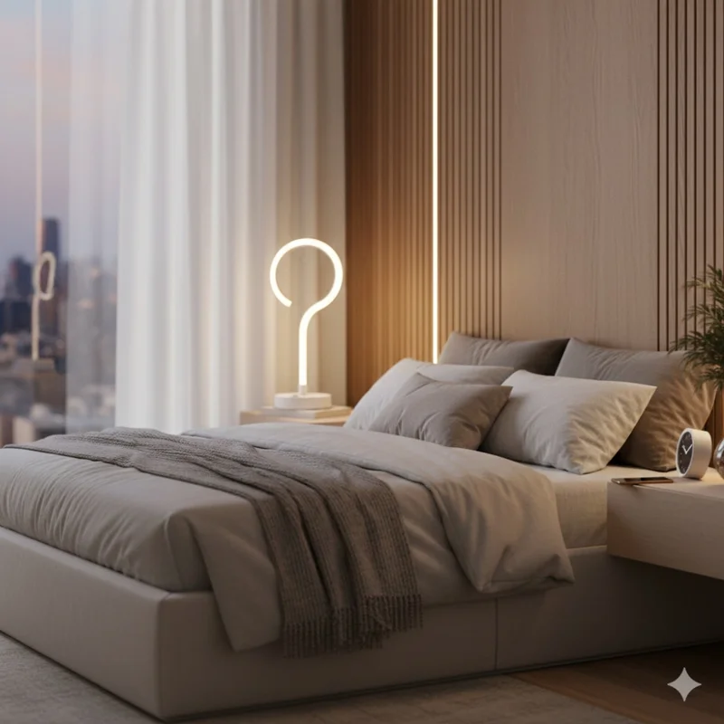 Portátil led Minimalista 3 intensidades 3 Toques - BLANCA en Blanco - Lámparas de mesa, Uruguay | Iluminica, vista 5