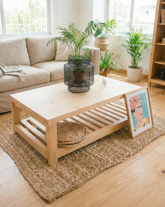 Mesa Ratona Fuko en Madera natural - Mesas de living, Uruguay | Treehouse Deco, vista 2