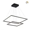 Colgante led dos Marcos 60 + 40cm 70W Dimerizable NEGRO en Negro - Lámparas colgantes, Uruguay | Iluminica, vista 1 de 6