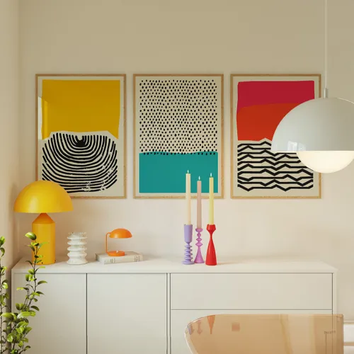 Bauhaus - Colorful N.02 en Multicolor - Láminas, Uruguay | La Cuadrería
