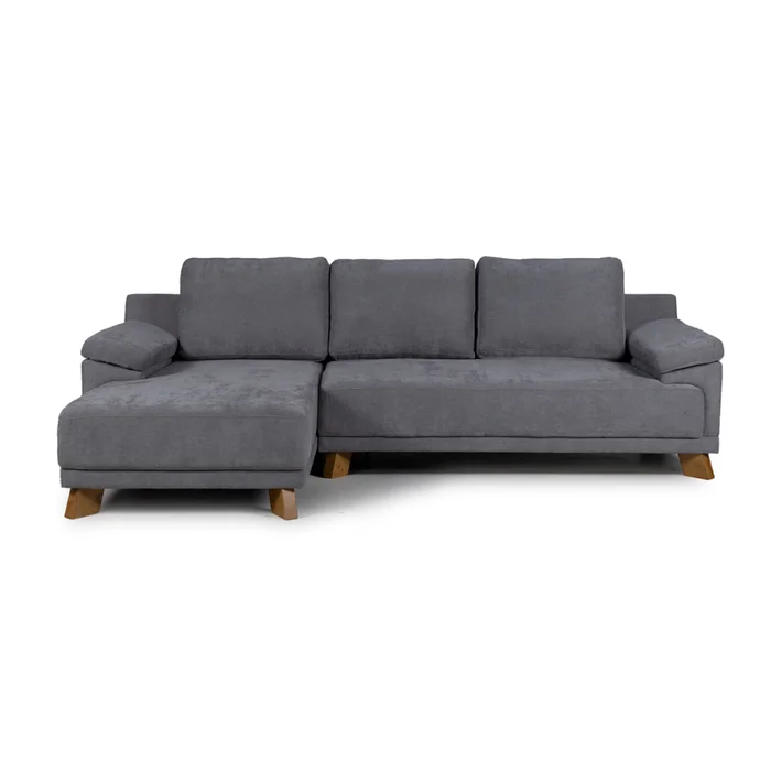 Rinconera Adalia - Tela Microfibra - Chaise izquierdo - 9250 (Grafito) en Gris - Sillones y sofás, Uruguay | NYR, vista 2