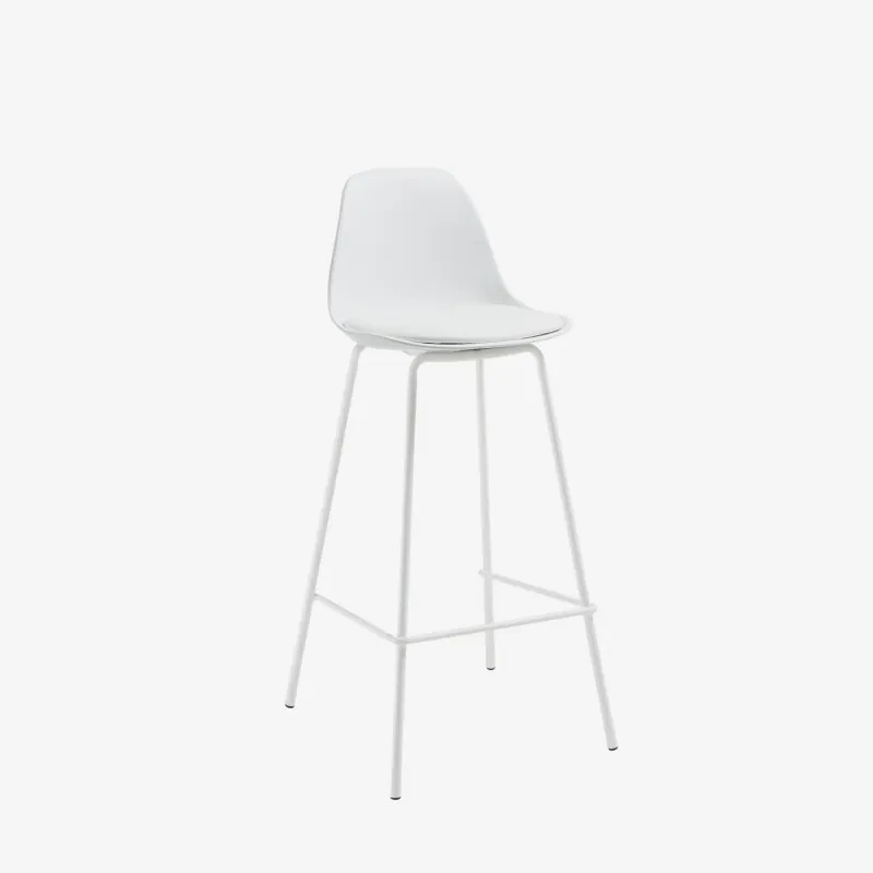 Taburete Brighter blanco altura 65 cm en Blanco - Butacas, banquetas y puffs, Uruguay | Kavehome