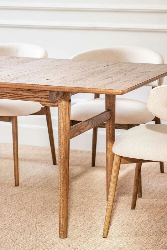 MESA COMEDOR MILANO - ROBLE - 2.45 X 0.90 MTS en Marrón - Mesas de comedor, Uruguay | La Iberica, vista 13