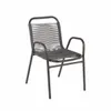 Silla de Jardín Simil Rattan - Negro en Negro - Muebles para el exterior, Uruguay | Rústico Hogar, vista 1 de 4