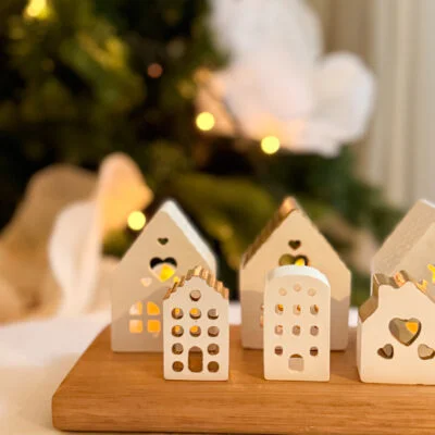 Casitas navideñas x 6 en Blanco - Decoración, Uruguay | Dreams On Time, vista 5