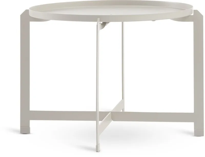 Mesa auxiliar BORRE Ø50xA40 beige en Beige - Muebles para el exterior, Uruguay | JYSK