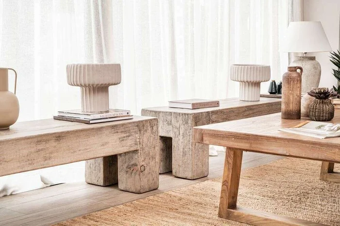 MESA LIVING / BANCO TAURET - 2.05 X 0.45 MTS en Gris - Butacas, banquetas y puffs, Uruguay | La Iberica, vista 7