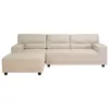Sofá C/chaise Natural/beige Tela Excelence Izq en Beige - Sillones y sofás, Uruguay | Divino, vista 2 de 5