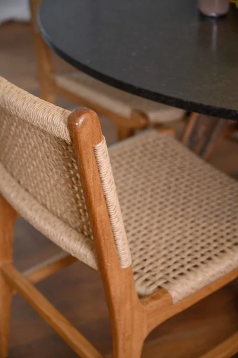 SILLA CATANIA TEKA Y CUERDA  en Madera natural - Sillas, Uruguay | Masinfinito Casa, vista 3