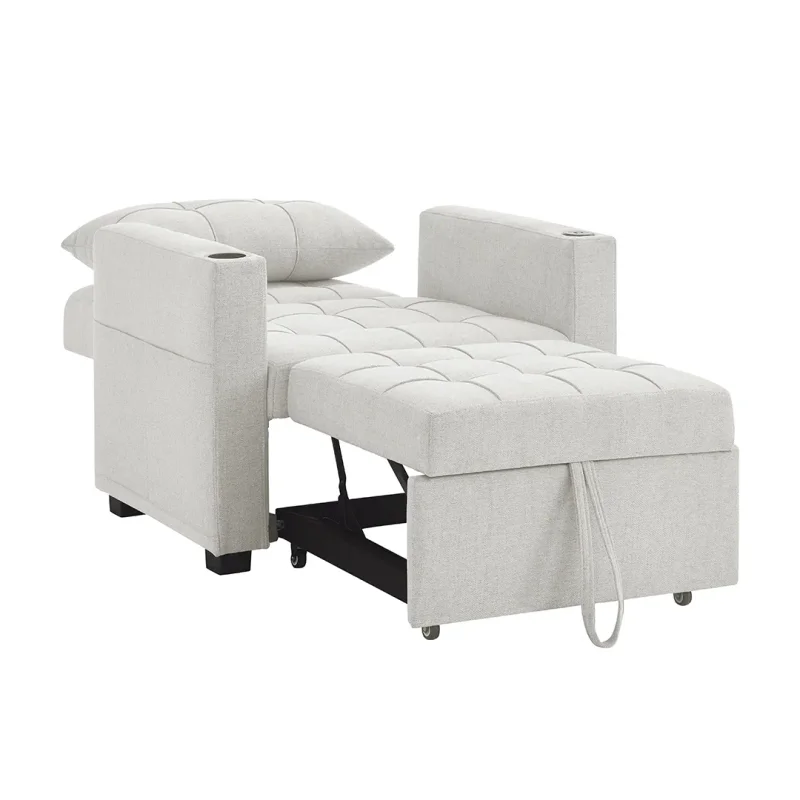 Sofa Cama 1 cuerpo - Seater en Gris - Sillones y sofás, Uruguay | Delta Center, vista 3