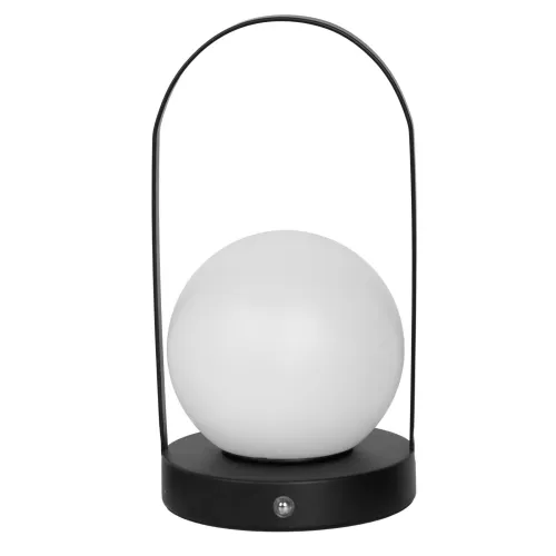 Lámpara Led Metal Negro Lt95076 en Negro - Lámparas de mesa, Uruguay | Divino