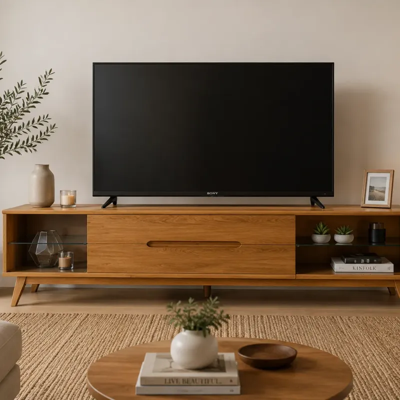 Rack Limit en Madera natural - Muebles para TV, Uruguay | Deluxe Home