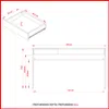Escritorio esquinero con cajon – ME 4157 - Escritorios y sillas de escritorio, Uruguay | Punto Unión, vista 5 de 9