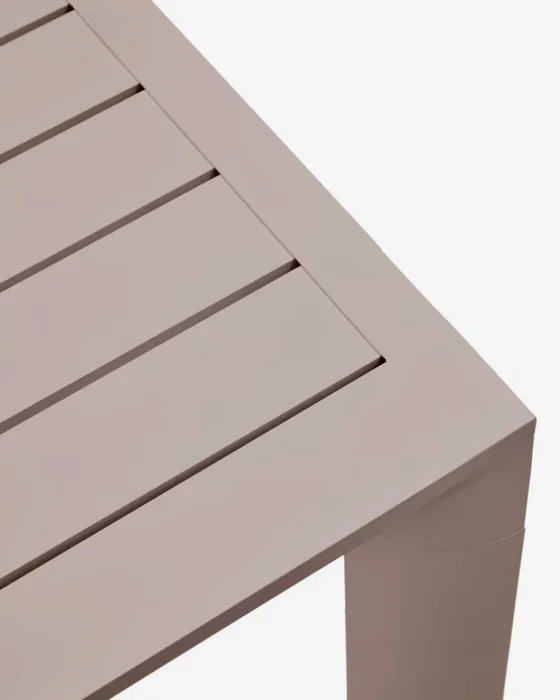 Mesa de exterior Culip de aluminio con acabado marrón - 180 x 90 cm en Marrón - Mesas de comedor, Uruguay | Kavehome, vista 3