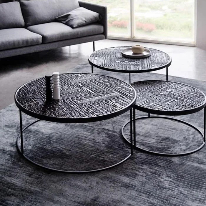 MESA DE CENTRO VOLTA Negro Small en Negro - Mesas de comedor, Uruguay | Viasono