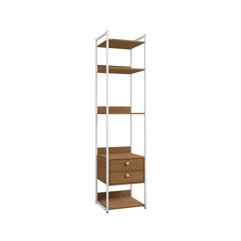 Combo Closet Abierto Modular P49 y P50 - Linea Industrial en Madera natural - Roperos y placares, Uruguay | Balton, vista 12