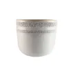 MACETA CERAMICA OVAL ANILLOS 20X20X17.5CM - Macetas, Uruguay | Decohogar, vista 1 de 2