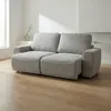 Sofá Adan (Retráctil) - Tela Microfibra - 2 módulos - 12073 (Greige) en Beige - Sillones y sofás, Uruguay | NYR, vista 3 de 7