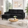 Sofá MILKA con Chaise Long Negro - Sillones y sofás, Uruguay | Soy Hogar, vista 6 de 8