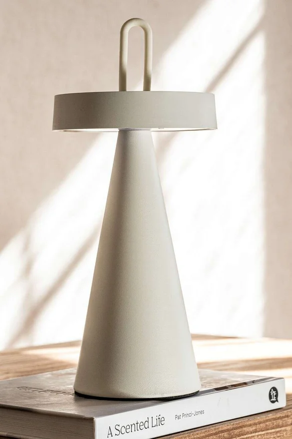 LAMPARA INALAMBRICA LED - BLANCA en Blanco - Lámparas de mesa, Uruguay | La Iberica, vista 2