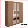 Placard 4 puertas con espejo – Dubai 10093 - Roperos y placares, Uruguay | Punto Unión, vista 1 de 4