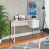 ESCRITORIO P&P 2 CAJONES BLANCO P1012-BRA - Escritorios y sillas de escritorio, Uruguay | Rosas Hermanos, vista 2 de 2